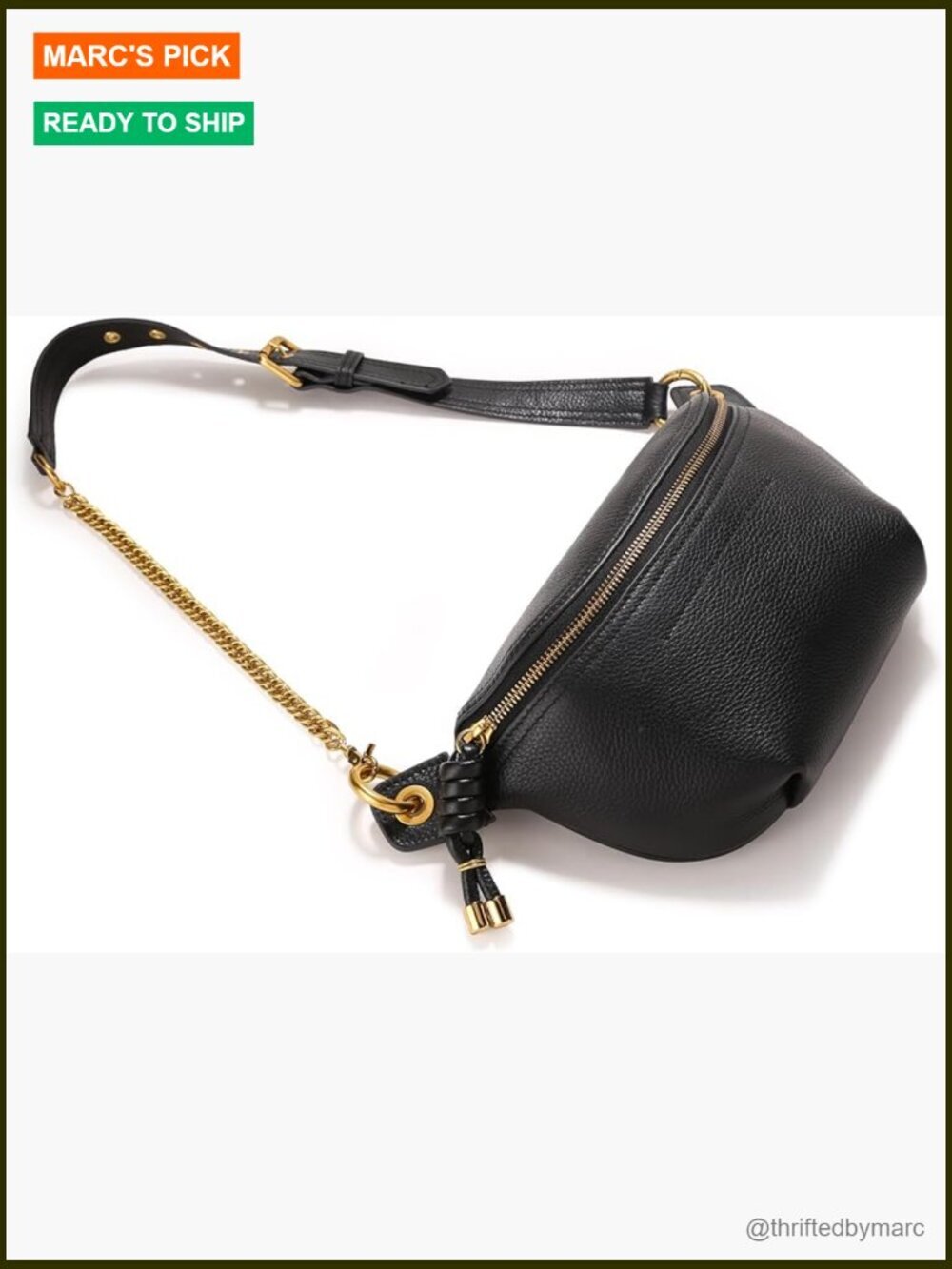 Minimalist Leather Fanny Pack Crossbody Bag Lightweight Adjustable Strap